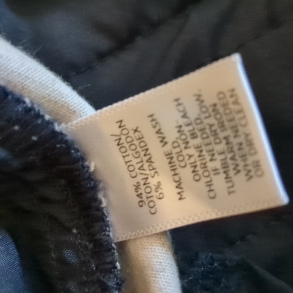 Loft Marisa Skinny Geometric Printed Slash Front Back Welt Pocket Pants 6P - Picture 6 of 13